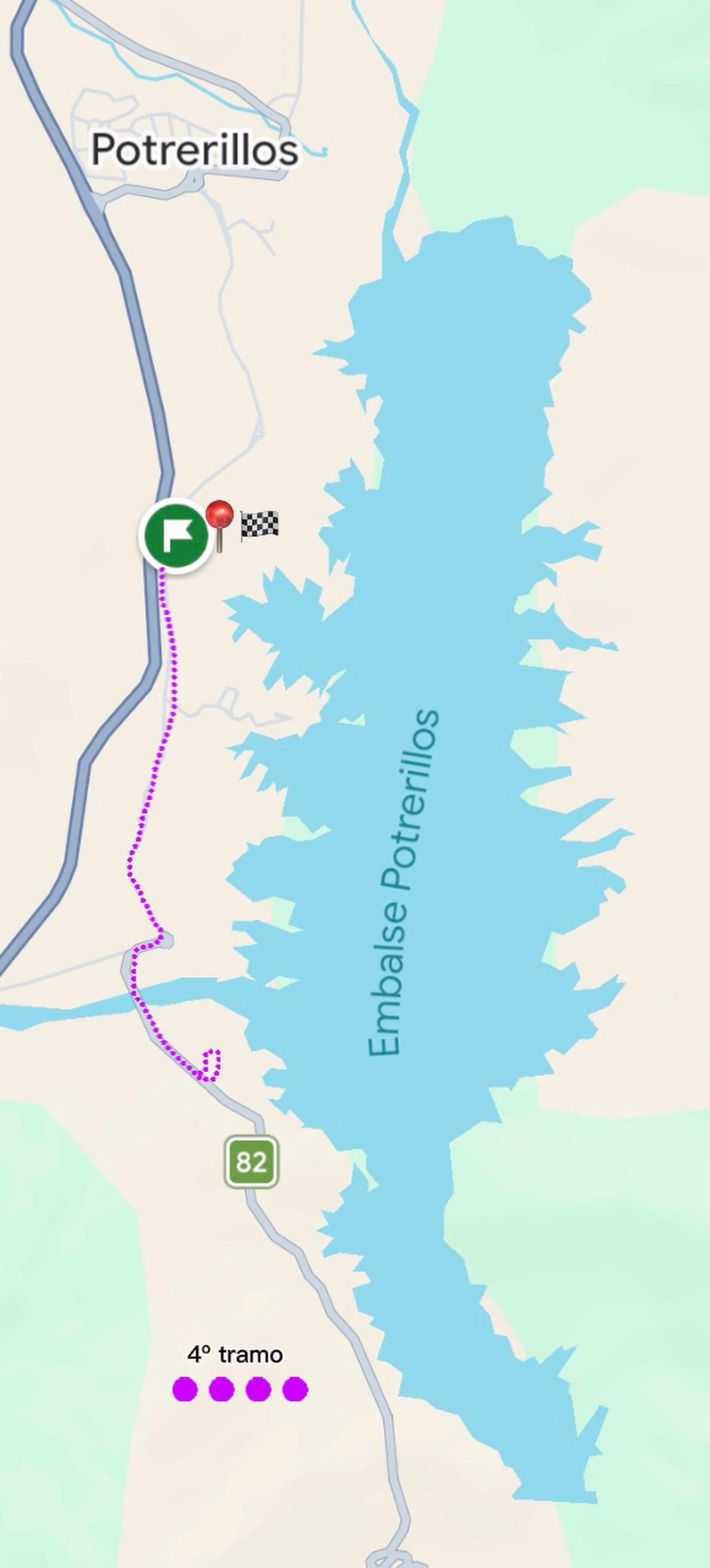 4° tramo de la carrera a pie